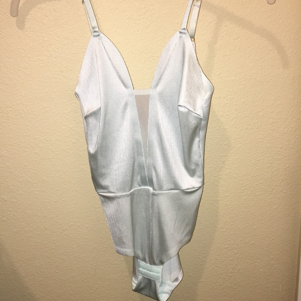 Urban Outfitters Icy Blue bodysuit